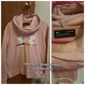 Under Armour Women's Pink Sweatshirt XL